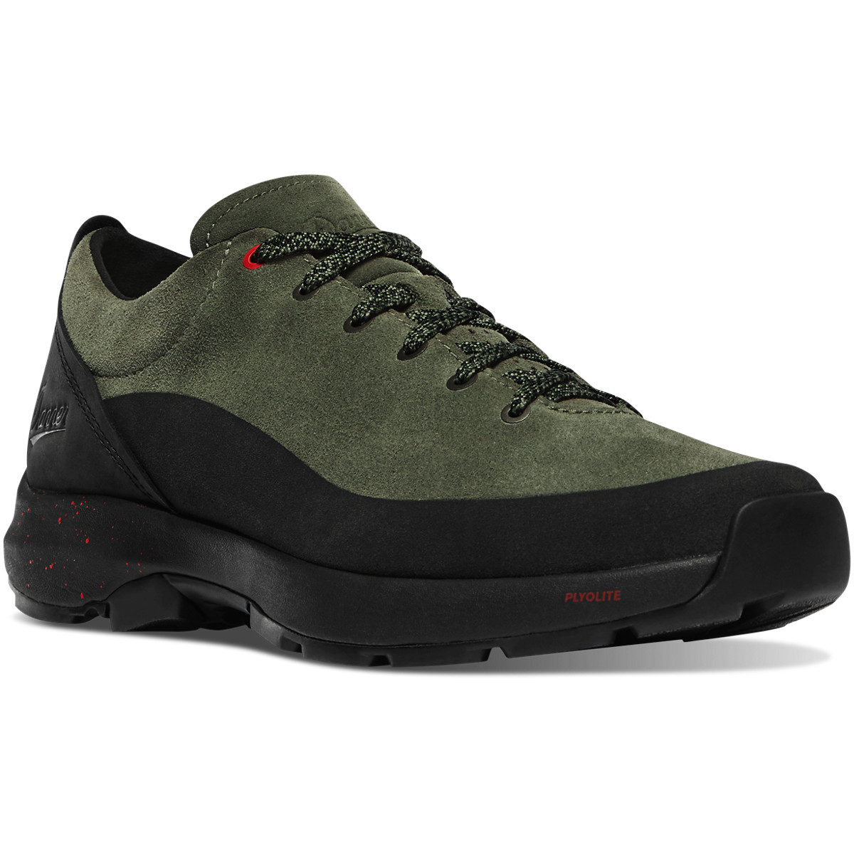 Zapatillas Trekking Danner Hombre Mexico - Caprine Low Suede Verdes/Negros - LUFTB7643